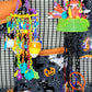 Halloween cage set with toys - Spider and owl