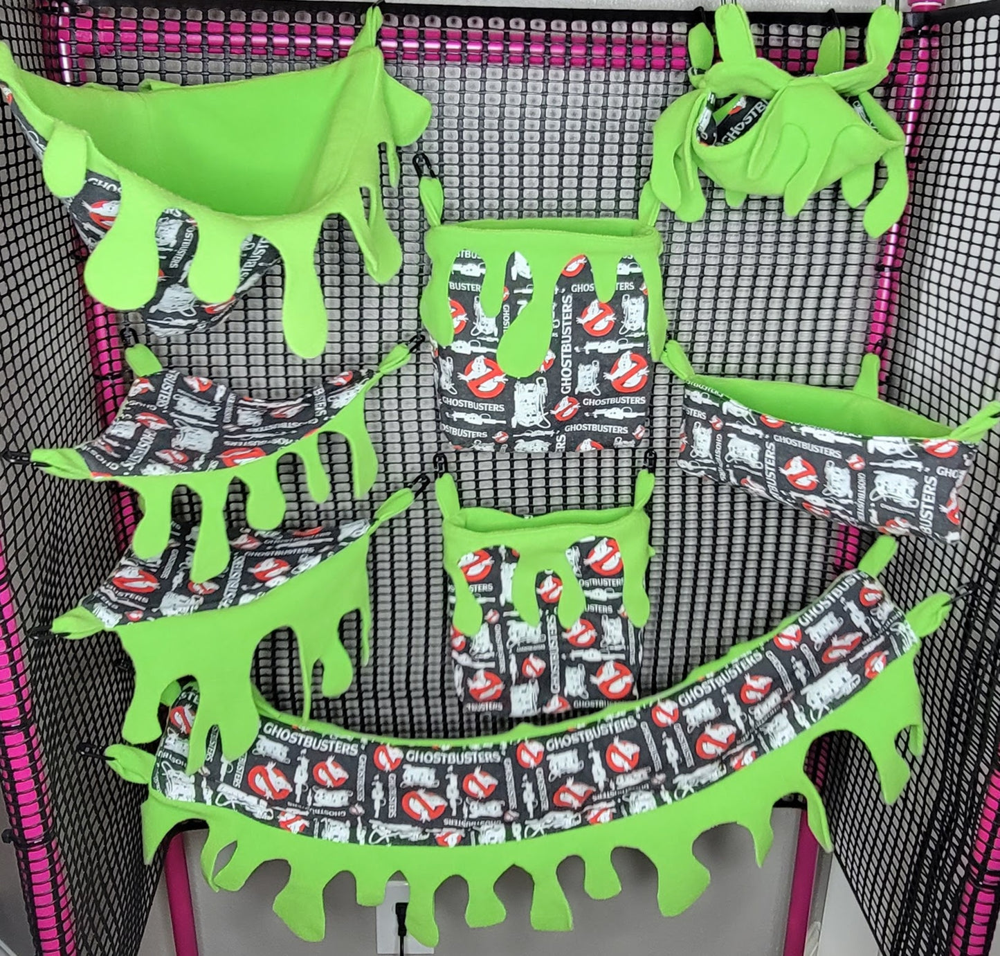 Ghostbusters slimed 8-piece Cage Set